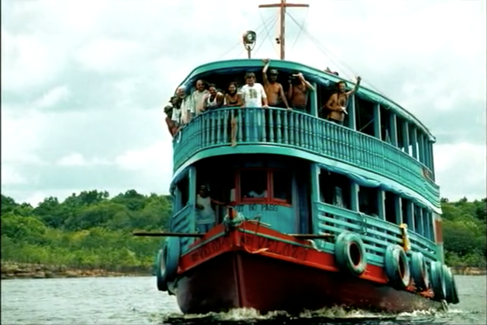 Barco Veloz, utilizado em grande parte da expedição pelos Rios Amazônicos